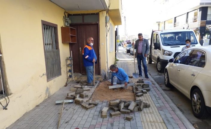 Alanya’da parke bakım ve onarım çalışması