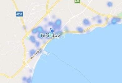 Bakanın örnek gösterdiği Tekirdağ için korkutan harita