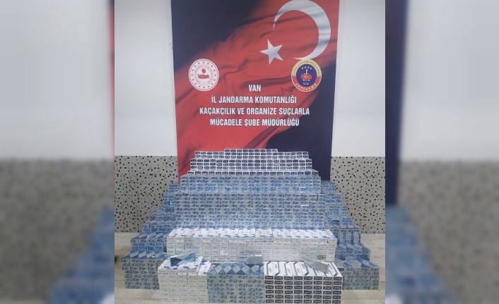 Başkale’de 24 bin 70 paket kaçak sigara ele geçirildi