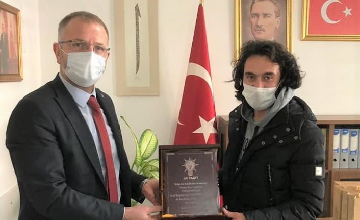 Başkan Ceyhun’dan Türkel’e teşekkür plaketi