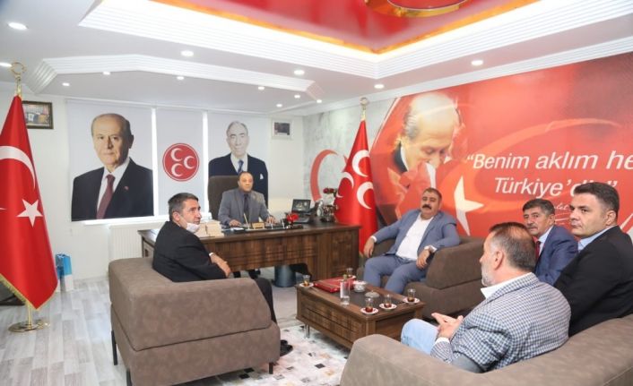 Başkan Sunar ve Başkan Eser’den Karataş’a ziyaret