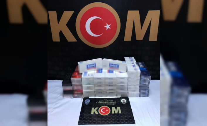 Batman’da 490 paket gümrük kaçağı sigara ele geçirildi