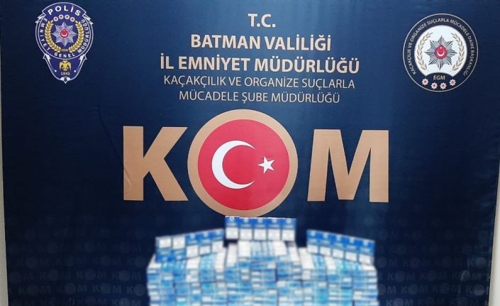 Batman’da kaçak akaryakıt ve sigara ele geçirildi