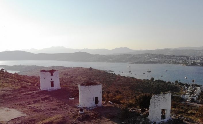 Bodrum’da 300 yıllık tarihi değirmenlerde utanç verici görüntüler