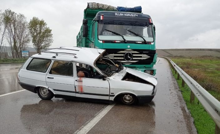 Bursa’da trafik kazası: 1 ölü, 1 yaralı