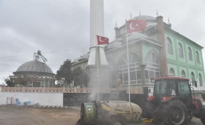 Çan belediyesi’nden köylere dezenfekte desteği