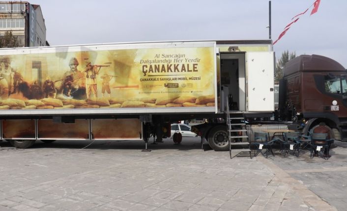 Çanakkale Savaşları Mobil Müzesi’ne ilgi