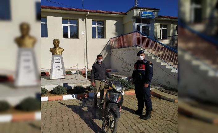 Denizli’den Afyonkarahisar’a dönmek için motosiklet çaldı