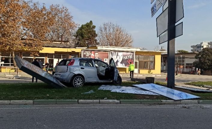 Direksiyon hakimiyetini kaybedince kazaya engel olamadı