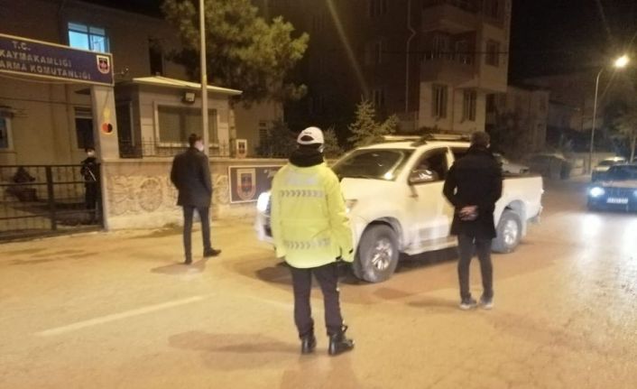 Emet’te polis ve jandarma ekiplerinden denetim