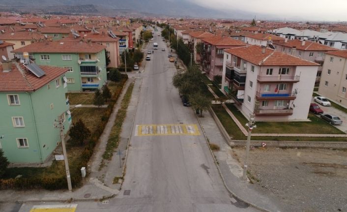 Erzincan’da kaldırım çalışması