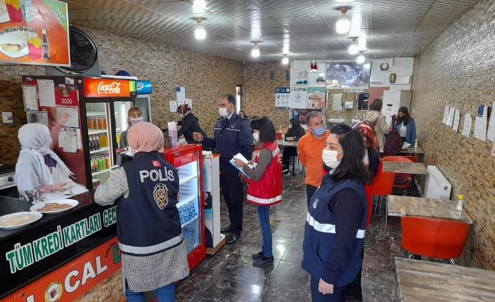 Iğdır’da korona virüs denetimleri devam ediyor