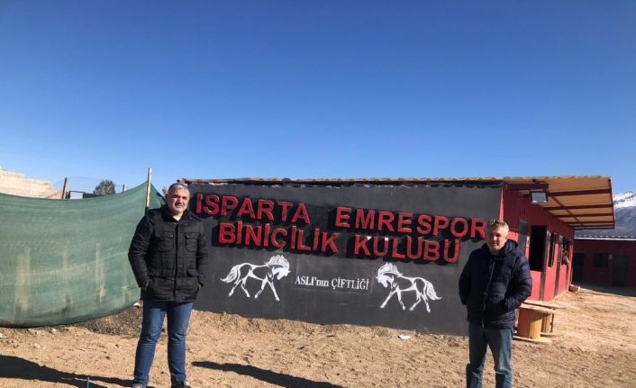 Isparta’da amatör futbol kulübü, binicilik dalına el attı