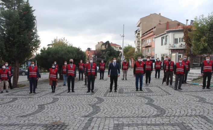 Kaymakam, korona virüse klip ile mücadele başlattı