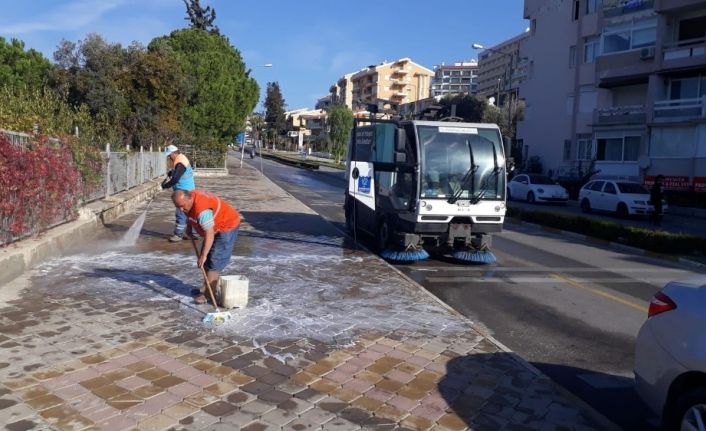 Kuşadası Belediyesi korona virüs tedbirlerini arttırdı