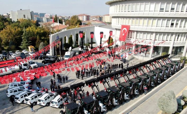 Malatya Büyükşehir’e 29 araç ve iş makinası takviyesi