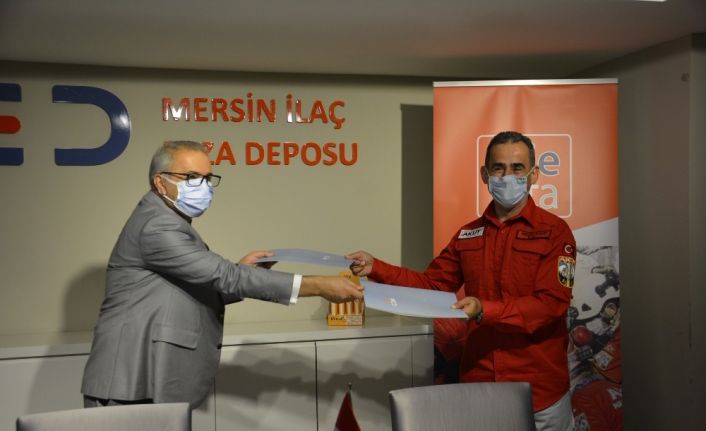 Mersin Ecza Deposu ile AKUT arasında sponsorluk anlaşması imzalandı