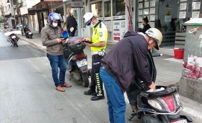 Nazilli’de 1510 motosiklete 650 bin TL ceza uygulandı