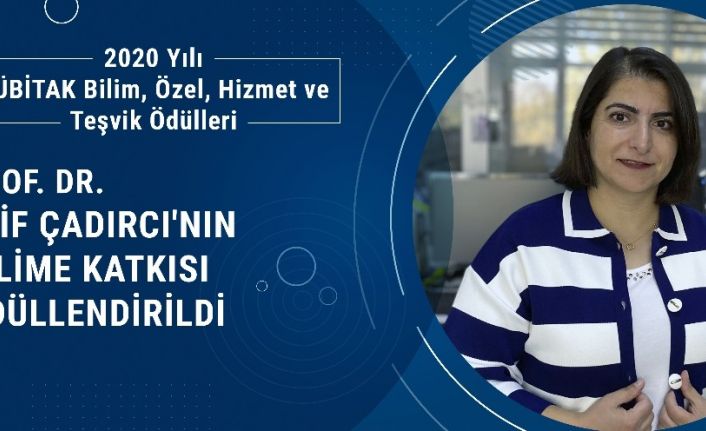 Prof. Dr. Elif Çadırcı’nın bilime katkısı ödüllendirildi