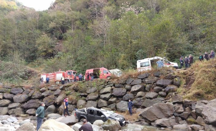 Rize’de trafik kazası: 1 ölü