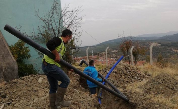 Şatırlar’a yeni içme suyu hattı döşeniyor