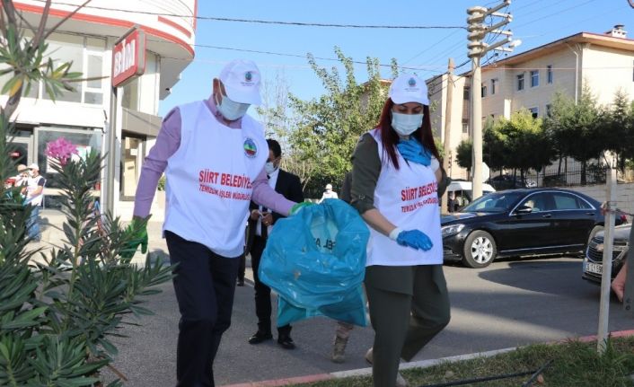 Siirt’te temizlik kampanyası başlatıldı