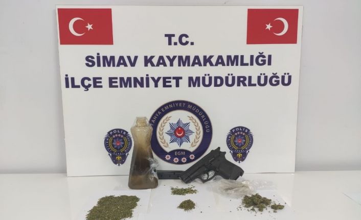 Simav’da uyuşturucu operasyonu