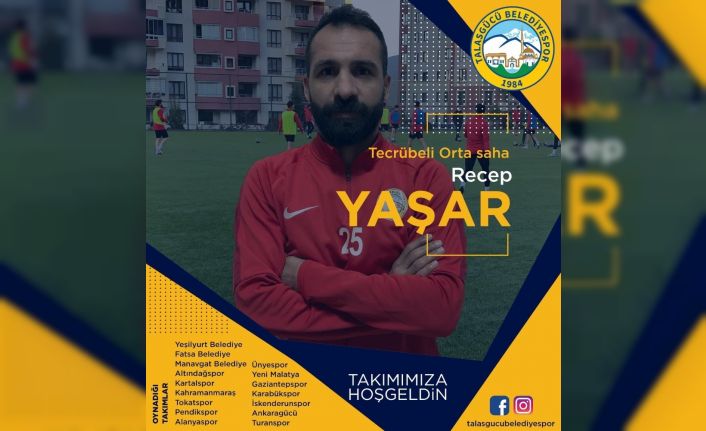 Talasgücü Belediyespor’a tecrübeli orta saha