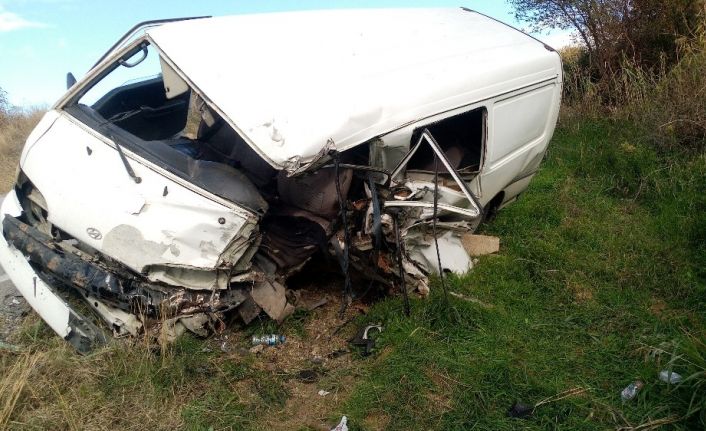 Tekirdağ’da feci kaza: Baba ve oğlu yaralandı