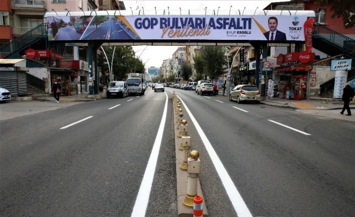 Tokat’ta 24 yıllık yol yenilendi