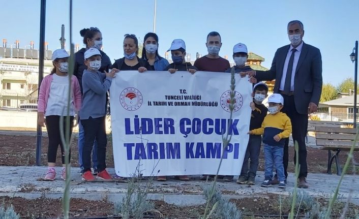 Tunceli’de “Lider Çocuk Tarım Kampı” etkinliği