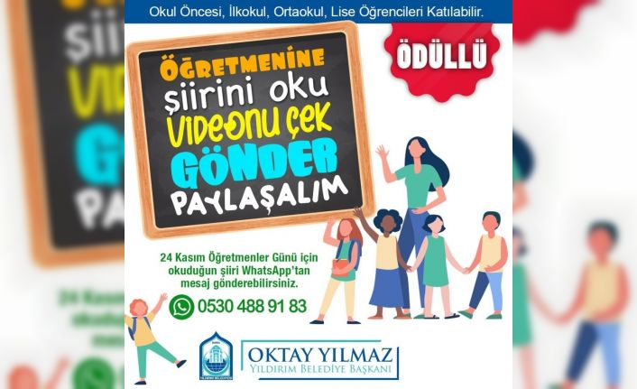 Yıldırım’da öğretmenlere en özel hediye