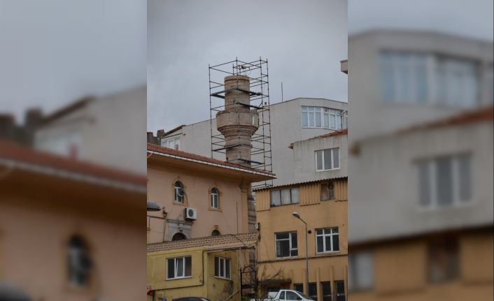 Asırlık caminin minare taşları Kayseri’den gelecek