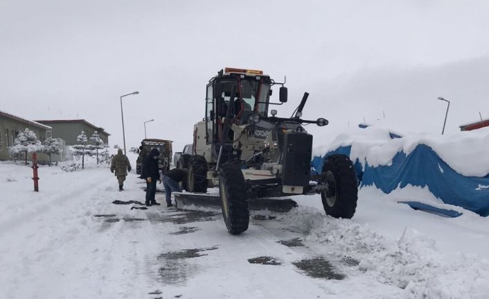 Iğdır’da karla mücadele çalışması