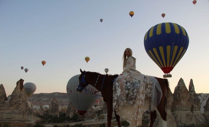 Kapadokya bölgesini 11 ayda 962 bin 124 turist ziyaret etti