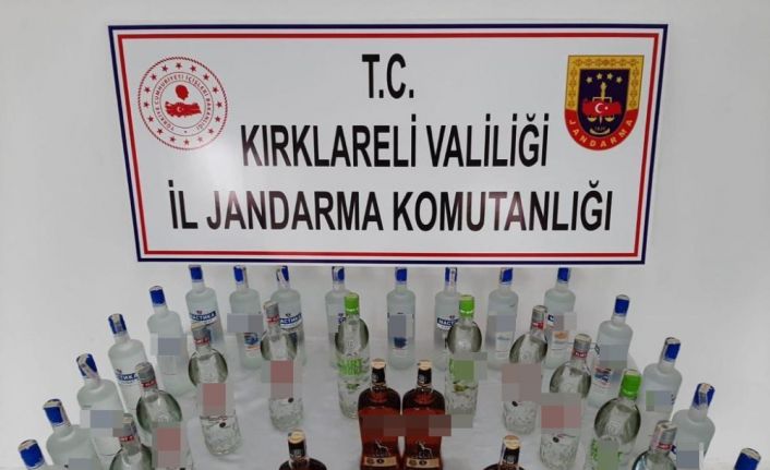 Kırklareli’nde kaçak içki operasyonu: 2 gözaltı