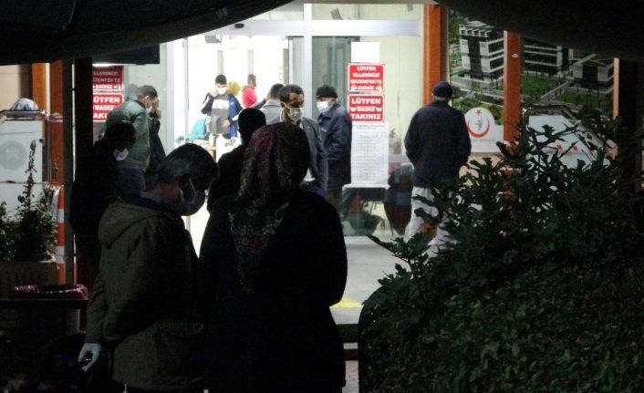 Osmaniye’de korona testi için hastanede yoğunluk oluştu