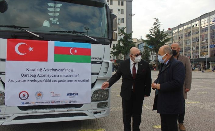 Samsun’dan Karabağ’a bir tır tıbbi yardım