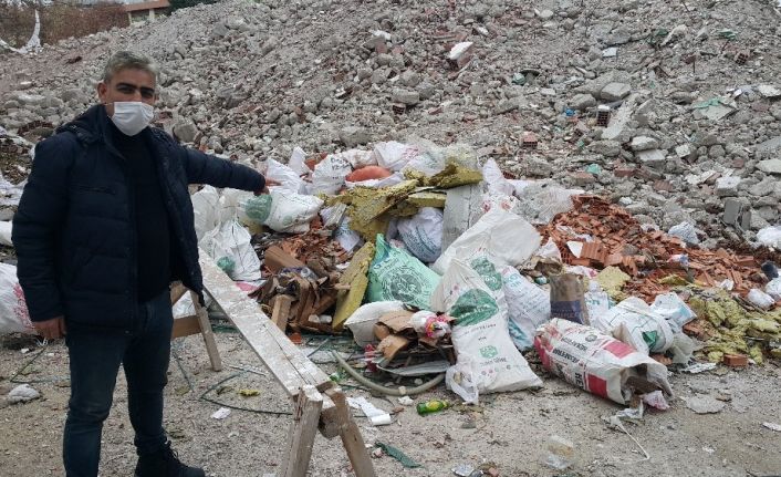 Şehir merkezine yakışmayan görüntü