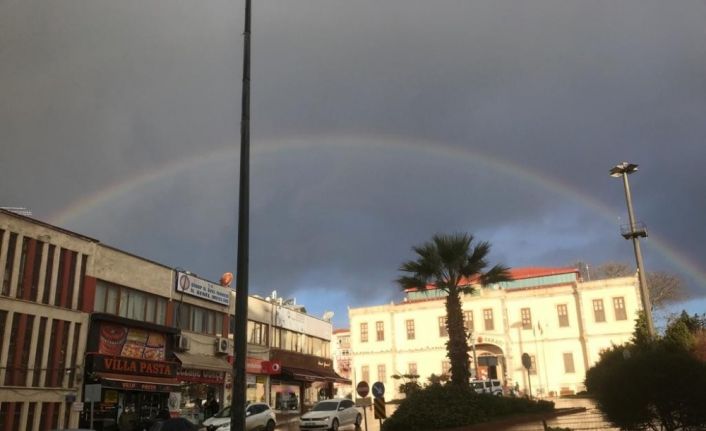 Sinop’ta gökkuşağı güzelliği