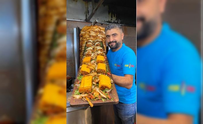 Adana’ya özgü Piton Döner büyük ilgi görüyor