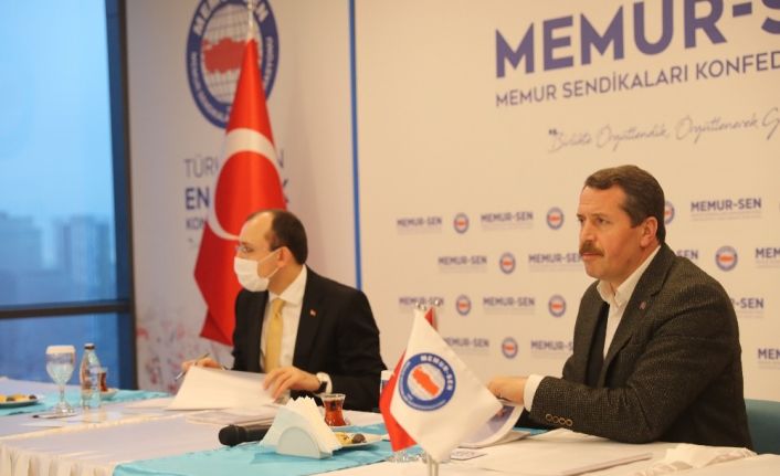 AK Parti Grup Başkanvekili Muş’tan Memur-Sen’e ziyaret