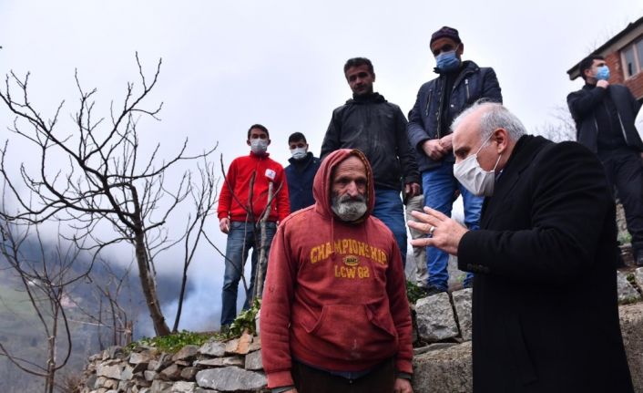 Başkan Zorluoğlu’ndan Araklı’ya "Geçmiş olsun" ziyareti