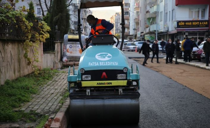 Fatsa’da yollar modern ve konforlu yapıya kavuşuyor