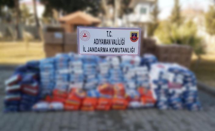 Jandarma sahte temizlik ürünleri ele geçirdi