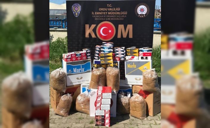 Ordu’da kaçak tütün mamullerine sıkı denetim