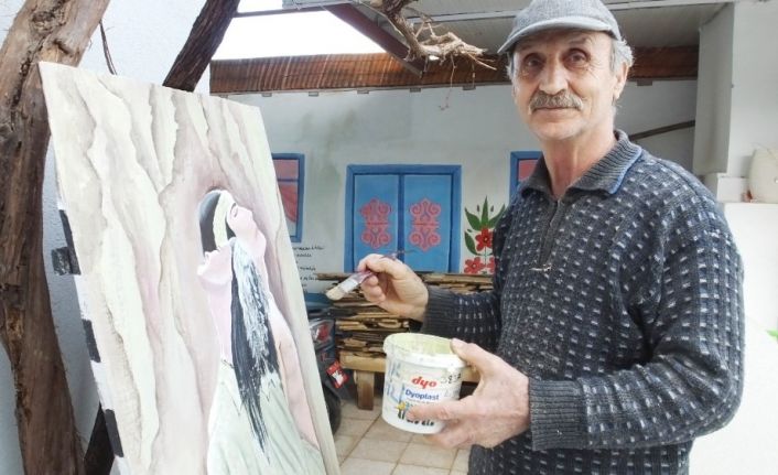 Pandemi emekli çifti ressam yaptı