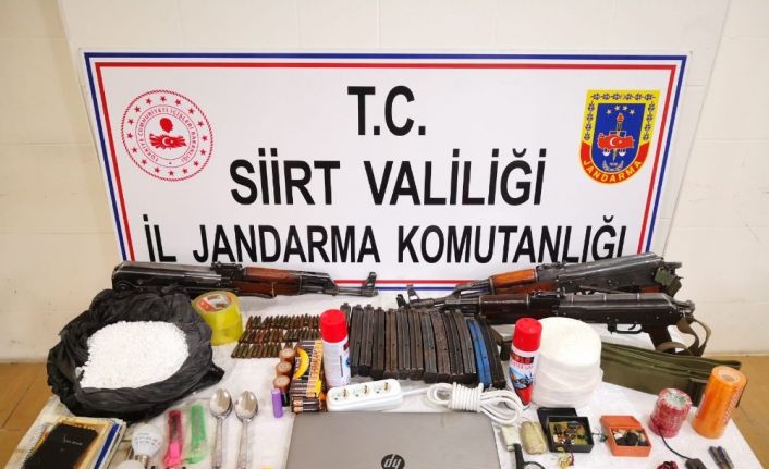 Siirt’te terör örgütüne ait mühimmat ele geçirildi