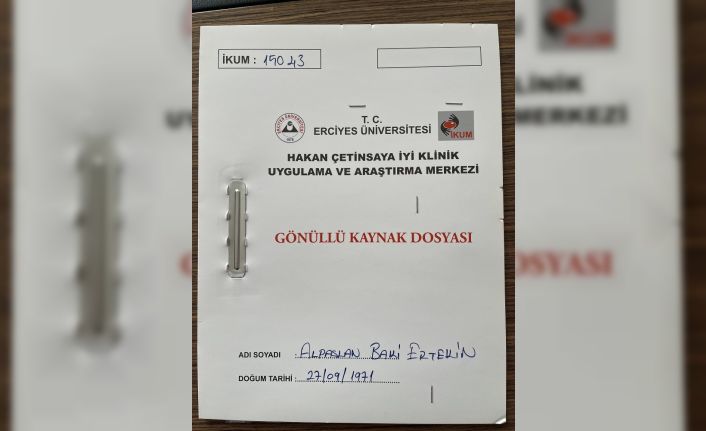 Alpaslan Baki Ertekin yerli aşı için gönüllü oldu