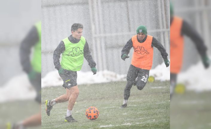 Bursaspor ara vermeden Balıkesirspor maçı hazırlıkları başladı